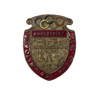1924 Paris Olympic Participation Badge - Mazali